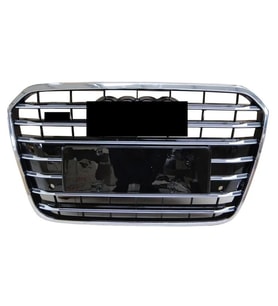 Audi A6 S6 Panjur Krom/Siyah 2011-2014 Arası Uyumlu