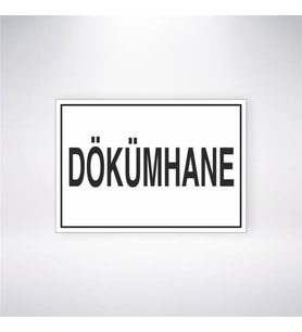Dökümhane 21x28 Arkası Yapışkanlı Levha