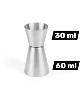 Paslanmaz Çelik Kokteyl Bar Ölçeği 30/60 ml – Profesyonel Jigger