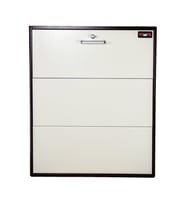 3x4 Düşer Kapaklı Geniş Ayakkabılık 12 Çift Ayakkabı Dolabı 106 (Kahverengi - Bej)
