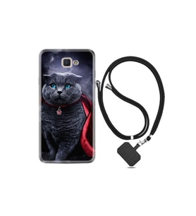 Samsung Galaxy J7 Prime J7 Prime 2 Kılıf Silikon Desen Boyun Askılı Super Cat 1666