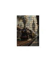 Ghostbastır Design Londra Big Ben Tren İstasyonu 99 Parça Ayaklı Puzzle – Dekoratif Çocuk Yapbozu 071