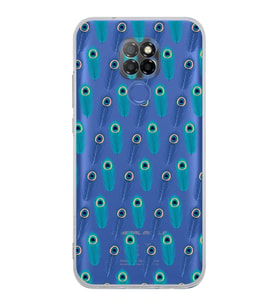 PrintiFy General Mobile GM 20 ile Uyumlu Nazar Boncuğu 4  Kamera Korumalı Şeffaf Silikon Kılıf