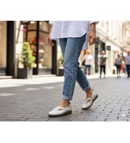 Kindep (Asudes) Comfort Günlük Kadın Babet BEYAZ