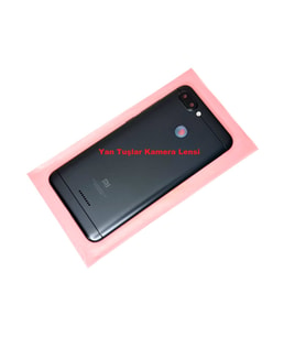 Xiaomi Redmi 6 Kasa Arka Pil Batarya Kapağı SİYAH