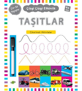Çizgi Çizgi Etkinlik - Taşıtlar (4+ Yaş)