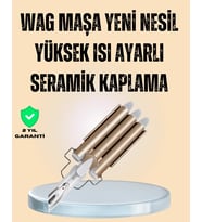 Ayarlanabilir Isı Ayarıyla Profesyonel Bukle Maşası - Hızlı Ve Nazik Şekillendirme