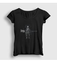 Presmono Kadın Siyah Flesh Gojira T-Shirt 291928tt