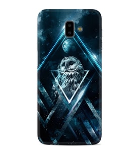 Samsung J6 Plus J7 Prime J7 Pro M20 Kılıf Desenli Silikon Old Owl 1649