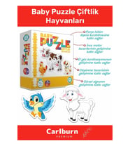 Özel Üretim Zeka Geliştirici Eğitici Çocuk El Göz Koordinasyonu Baby Puzzle Çiftlik Hayvanları