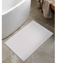 Koza Home Tilos Jakarlı Ayak Havlusu Beyaz 60x90 2225