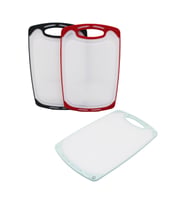 40X24CM BÜYÜK PLASTİK KESİM PANOSU KAYMAZ SİLİKON KENARLIK - 10MM KALINLIK (5680)