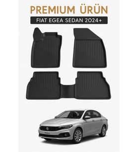 Fiat Egea Sedan 3D Havuzlu Oto Paspas Premium