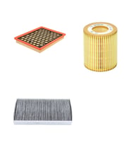 Filtre Bakım Seti Saab 9-3 1.9 Dizel 2005-2009 Hava + Yağ F. + Polen Filtre Bosch