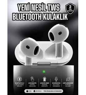 Kablosuz Bluetooth Kulaklık TWS ANC Özelliği Yüksek Ses Kaliteli