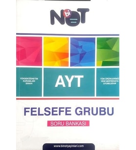 BİNOT AYT FELSEFE GRUBU SORU BANKASI