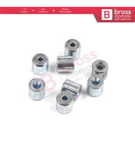 BCR003 Cam Kriko Kablo Halat Uç Pimi Tutma Perçini 5x5/1.7 mm 100 Adet