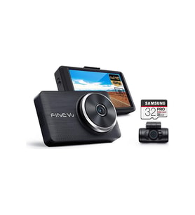 FineVu LX2000 Full Hd 2 Kameralı IPS Güvenlik Kod Ekranlı Gps Araç Kamerası