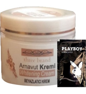 Three Brand Arnavut Kremi Whitens Cream Aklık Kremi 100 ml + Jel Hediye