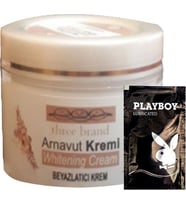 Three Brand Arnavut Kremi Whitens Cream Aklık Kremi 100 ml + Jel Hediye
