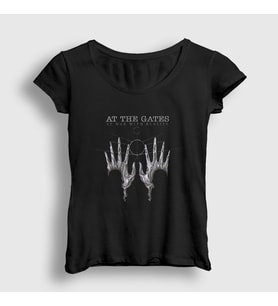 Presmono Kadın Siyah War Müzik At The Gates T-Shirt 515327tt