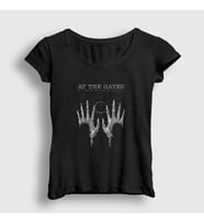 Presmono Kadın Siyah War Müzik At The Gates T-Shirt 515327tt