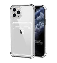 Microsonic Apple iPhone 11 Pro Card Slot Shock Kılıf Şeffaf (Renksiz)