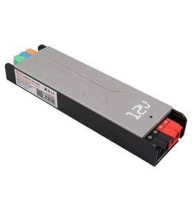 PowerMaster PM-26839 12 Volt 10 Amper 120 Watt Slim Metal Kasa Adaptör 189x51x27mm