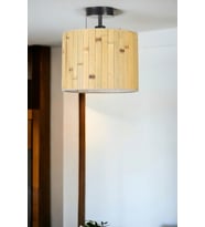 BAMBU 02 ABAJURLU PLAFONYER AVİZE