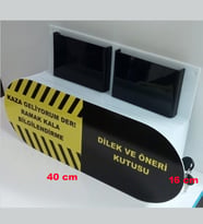 sarı-siyah elips ramak kala dilek öneri kutusu
