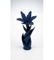 MYCRAFT3D Zambak Lilyum Çiçek Dekoratif Obje – 3D Modern Biblo  Şık Ev Dekoru