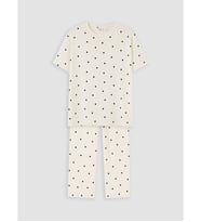 LCW DREAM Ekru Puantiyeli Kadın Pijama Takımı