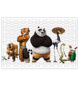 Kung Fu Panda Friends Puzzle 240 Parça Yapboz