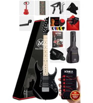 Maxword DE-150BK Maple Klavye HH Manyetik Yüksek Kaliteli Elektro Gitar Seti