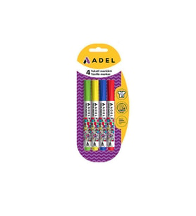 Adel Tekstil Markörü 4'lü FABER 2201000032