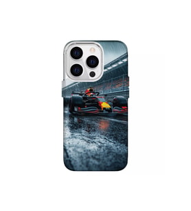 IPHONE 13 PRO MAX UYUMLU ÖZEL REDBULL F1 YAĞMURLU PİST TASARIMLI LÜKS SİLİKON KILIF (Çok Renkli)