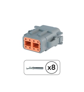 DTM06-8S Erkek Konnektör 8 Pin Kablosuz
