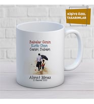 Kişiye Özel İsim Yazılabilir Babalar Gününüz Kutlu Olsun Canım Babam Kupa Bardak