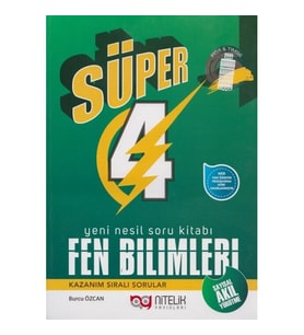 Nitelik Yayınları 4. Sınıf Fen Bilimleri Soru Bankası