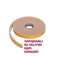 5 Adet 3 Metre Yapışkanlı Kapı Bandı Isı Yalıtım Süngeri