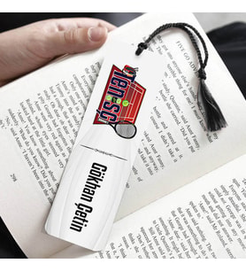Tenisçi Tasarımlı Kitap Ayracı