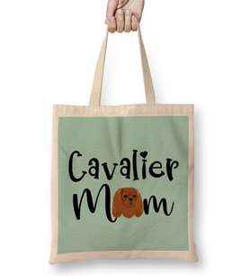 Ruby Cavalier King Charles Spaniel Mom Bez Çanta Uzun Saplı