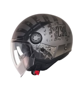 Motosiklet Yarım Kask Güneş Vizörlü ECE 22.06 Rebo Motor Kaskı