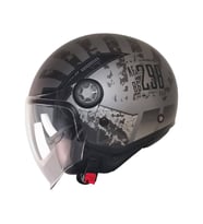 Motosiklet Yarım Kask Güneş Vizörlü ECE 22.06 Rebo Motor Kaskı