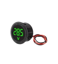 Dijital Voltmetre DC 4-100V Yeşil LED, Araç ve Tekne İçin Güç Göstergesi