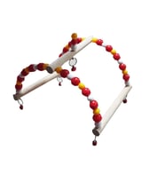 ANS Boncuklu Ters Gondol Kuş Oyuncağı 10-12cm (Karışık)