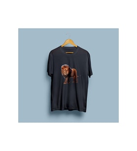 Oversize Aslan / Lion Tasarım unisex T-shirt