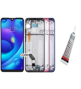 REDMİ NOTE 7 Ekran Dokunmatik Çıtalı (SİYAH) B7000 YAPIŞTIRICI