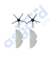 ROBOROCK Q7 , Q7+ , Q7 MAX , Q7 MAX+  Uyumlu 2 Yan Fırça 2 Mop PKT-iasgf0000542