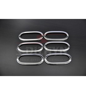 VW Crafter Krom Yan Reflektör Çerçevesi 6 Prç. 2006-2017